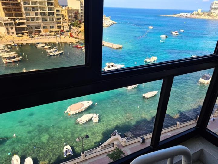 Spinola Bay Sea Front Apt 6 San Ġiljan Extérieur photo
