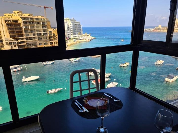 Spinola Bay Sea Front Apt 6 San Ġiljan Extérieur photo