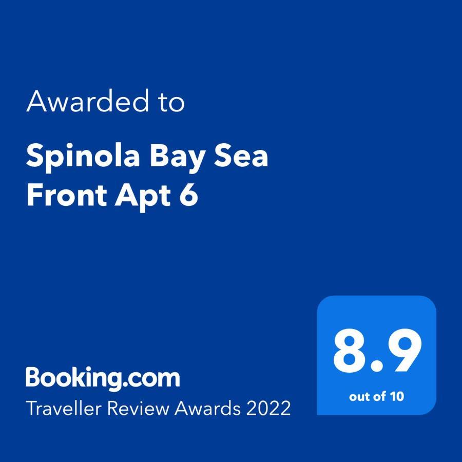 Spinola Bay Sea Front Apt 6 San Ġiljan Extérieur photo
